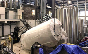moving a brewing tank